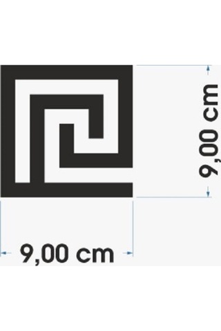 Numa Concept 16 Adet 9X9Cm Pleksi Labirent Bordür