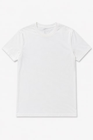 Bym Style Unisex Basic Beyaz Bisiklet Yaka Kısa Kollu Pamuklu Tişört