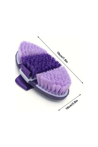 Elmpaly 1 Adet Mor Katlanır Büyük Saplı Yumuşak Vücut Fırçası