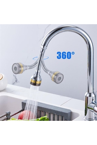Sn-29319 Üç Kademe Hız Ayarlı Su Akış Kontrollü Musluk Başlığı Diğer