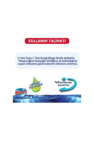 Bingo Dalından Limon Sıvı Bulaşık Deterjanı 1200 ML