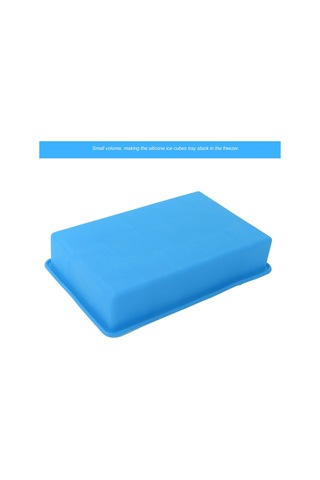 Hangfox Mutfak Ve Bar İçin 15 Bölmeli Silikon Buzluk, Yemek-gıda Dondurucu Kalıbı, Yiyecek Dereceli, Esnek Ve Dayanıklı, Mavi Çok Renkli