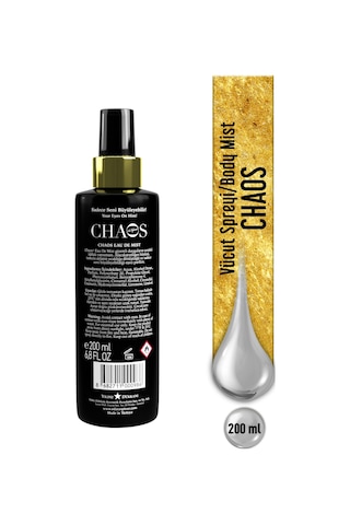 Eda Taşpınar Chaos Body Mist For Men 200 ML