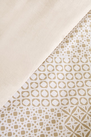 Kaşmir Home Flavo %100 Pamuk Çift Kişilik Nevresim Takımı Bej Bej