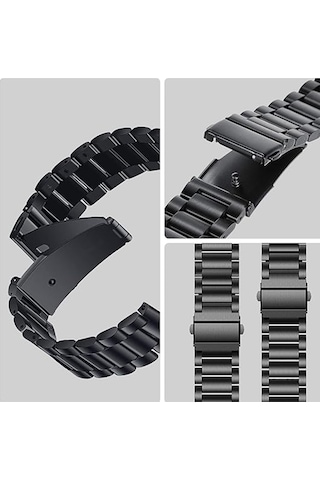 Huawei Watch Gt3 / Gt4 / Gt5 / Gt6 / Gt6 Pro 46mm Uyumlu 22mm Paslanmaz Çelik Akıllı Saat Kordonu