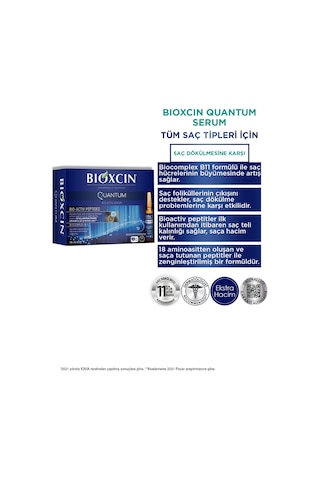 Bioxcin Quantum Saç Bakım Serumu 6 Ml X 15 2 Adet