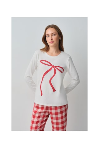 Suwen Lovely Pijama Takımı Wsh105101361114 Kırmızı