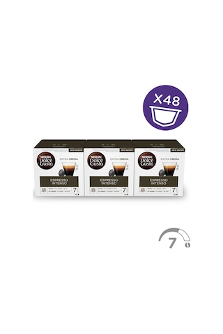 Nescafe Dolce Gusto Espresso Intenso Ekstra Krema Kapsül Kahve 3 x 16'lı