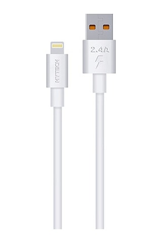 Hytech HY-X99 3m 2.4A Usb to Lightning Beyaz Data + Sarj Kablosu