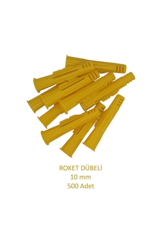 Roket Dübel 10 mm 500 Adet