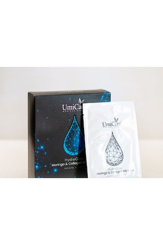 Maxpine Umi Care Hydro Glow Moringa & Collagen Silk Mask 6'lı