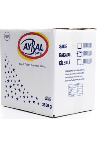 Aybal Taze Çıtır Gofret Sade-Kakaolu 3500 G
