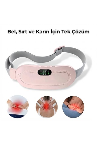 Isıtmalı Şarjlı Masaj Kemeri Ve Titreşimli Regl Kemeri