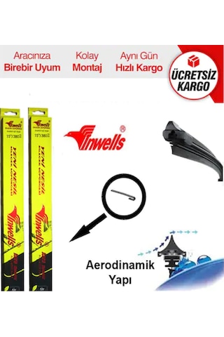 Inwells Honda Accord 2003-2008 Ön Muz Silecek Takımı