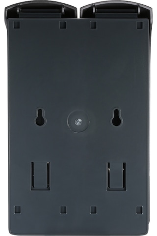 Xindoker Çift Başlı Duvar Sabunluk - Şampuan & Duş Jeli Dispanseri, 300ml, Deliksiz Montaj, Gri Cd-2049c Gri