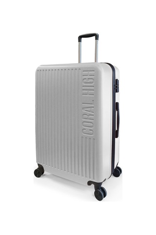 Coral High Abs Gümüş Büyük Boy Valiz 16433 Gümüş