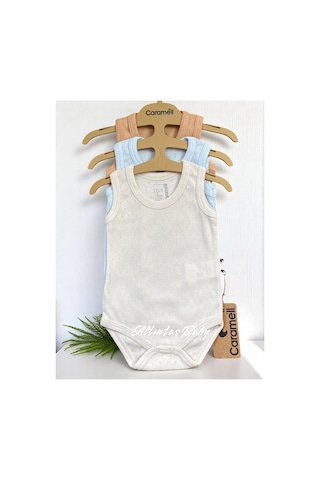 Altıntaş Baby Caramell Yumuşak Ve Nefes Alabilen %100 Pamuk 3'lü Body Set Erkek Bebek Açık Gri Açık Gri