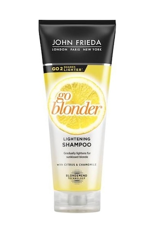 John Frieda Sarı Saçlara Özel Işıltı Veren Saç Bakım Kremi+Şampuan+Sarı Saçlara Özel Renk Açıcı Sprey
