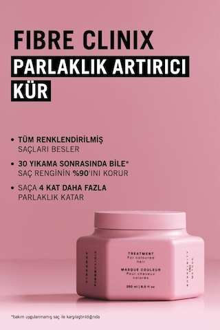 Fibre Clinix Renklendirilmiş Saçlar İçin Bakım Kürü 250ml Vibrancy
