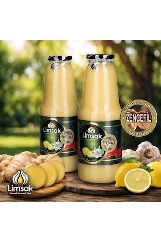 Limsak Zencefilli Limon Sarımsak Kürü 2 X 1 Lt