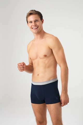 U.S. Polo Assn. Erkek Lacivert Tekli Boxer 80621 Baskılı