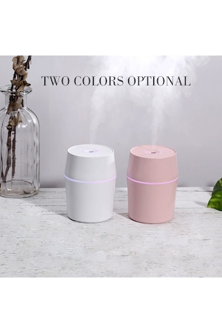 Vkemall Mini Nemlendirici Aromaterapi Makinesi - Usb Şarjlı, Taşınabilir, Otomatik Kapanma, Sessiz Çalışma, Beyaz 200ml