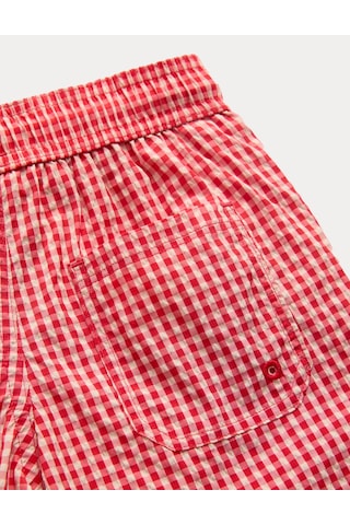 Marks & Spencer Pötikareli Yüzme Şortu T88000023 Kırmızı
