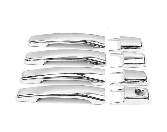 Fortunelane 2007-2019 Mitsubishi Pajero V80 Kapı Kolu Koruyucu Kapağı, Pластик Malzeme, Çizilmeye Dayanıklı, Kolay Montaj