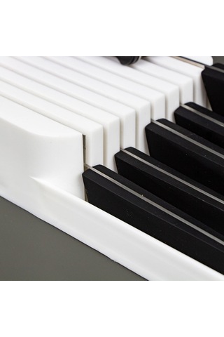 Decobella 2 Sıra Bıçaklık, 18 Bıçak Kapasiteli, Yer Tasarruflu Ve Güvenli Saklama, Beyaz