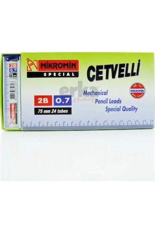 Mikro Min Uç M-750 0.7 Mm Cetvelli 75 Mm - 12 Adet
