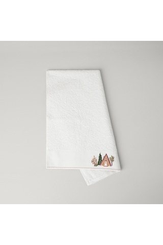 Linens Auren Pamuk 50x85 Cm Yüz Havlusu Ekru Ekru