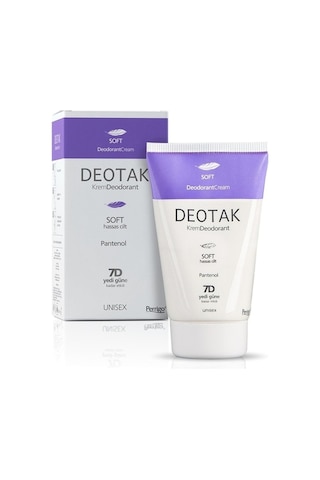 Deotak Soft Unisex Krem Deodorant 4 x 35 ML