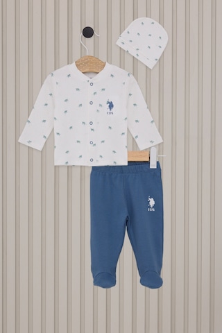 U.S. Polo Assn. U.s. Polo Assn Erkek Bebek Beyaz Takım 5274-45841 Beyaz