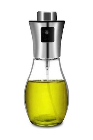 200 ml Paslanmaz Çelik Başlıklı Cam Sprey Yağdanlık - AL3267