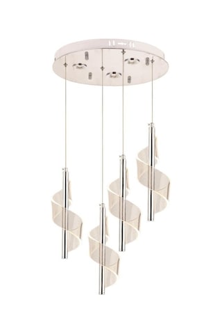 Eray Aydınlatma P7077-3+1 4lü Krom Sarkıt Led Avize Krom