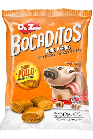 Dr. Zoo Bocaditos Tavuklu Yetişkin Köpek Ödülü 50 G