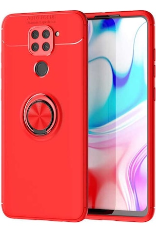 Xiaomi Redmi Note 9 Kilif Yüzüklü Magnetli Ravel Case 406653386