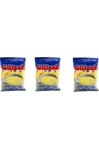 Gülşah Sütlü Muz Aromalı İçecek Tozu 3 x 250 G