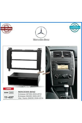 Mercedes Crafter Sprınter 2006-2015 Double Teyp Çerçevesi N11.57