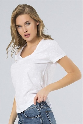 Wtshırt Paris Kadın Pijama Takımı - Beyaz Beyaz