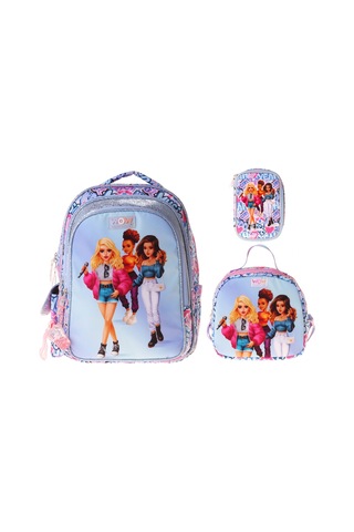 Wow Generation Üçlü İlkokul Okul Çanta Seti - Lila - Music Desenli - Kız Çocuk - Setwg-w6044a Çok Renkli
