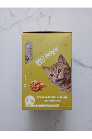 Krem Kedi Ödül Maması Somon % Antartik Krill Aromalı 12 4'lü Paket Toplam 48 Ad.