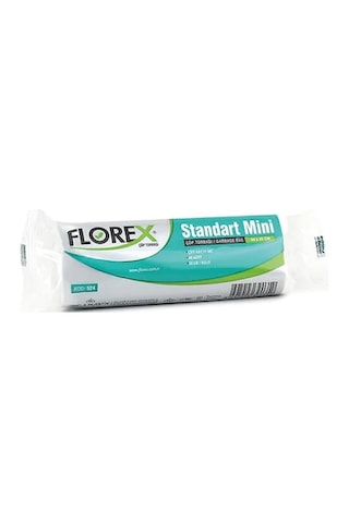 Florex Standart Mini Boy Çöp Poşeti 25 Adet Beyaz 44 x 45 CM