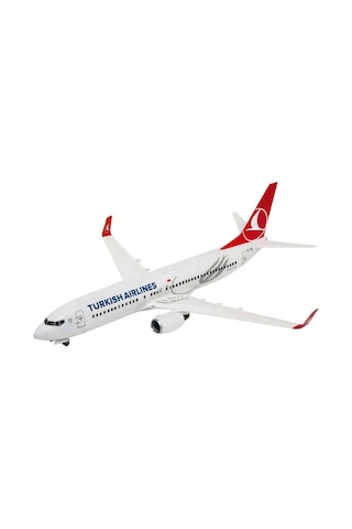 Revell Turkish Airlines Boeing 737-800 Plastik Uçak Maket Kiti 1:144 Ölçek 63 Parça