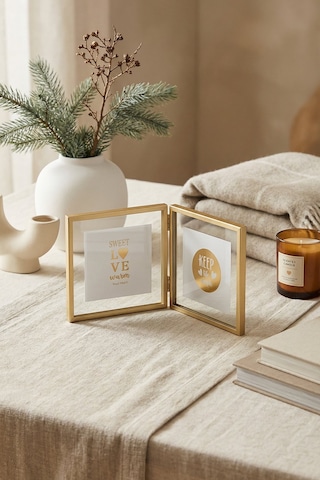 İkili Gold Çerçeve