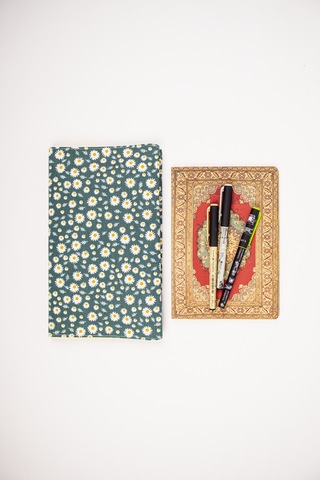 Kitap Kılıfı Kumaş Kitap Koruyucu A5 Defter Kitap Uyumlu
