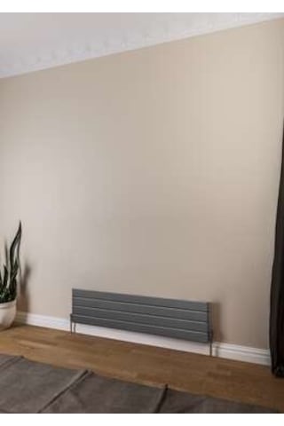 Warma Teos Yatay Çelik Radyatör 1000x295 Pütürlü Antrasit 7946