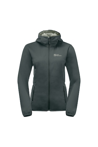 Jack Wolfskın Jack Wolfskin Windhain Hoody Kadın Yeşil Softshell 4136 Yeşil