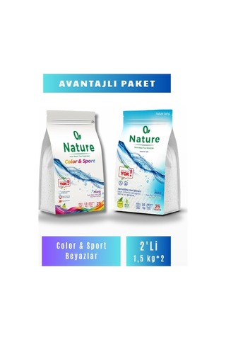 İkili Avantaj Paketi Beyazlar + Color & Sport 2 X 1,5 Kg 50 Yıkama - 899208296