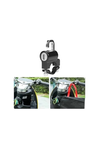 Ayarlanabilir Motosiklet Kask Kilidi - 22-26 Mm Uyumluluk